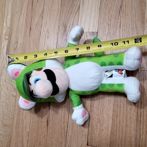 Luigi Frog Costume Plus Nintendo Green Super Mario Dotted Spotted - Picture 9 of 9